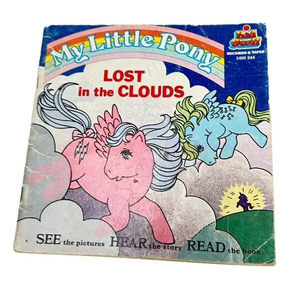 Peter Pan Records Book Set Lot 5 Read and Hear Pony Puff Pigs Pied Piper Vintage - Picture 8 of 16